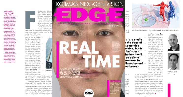 Главные сведения о PES 2014 из журнала Edge (252)