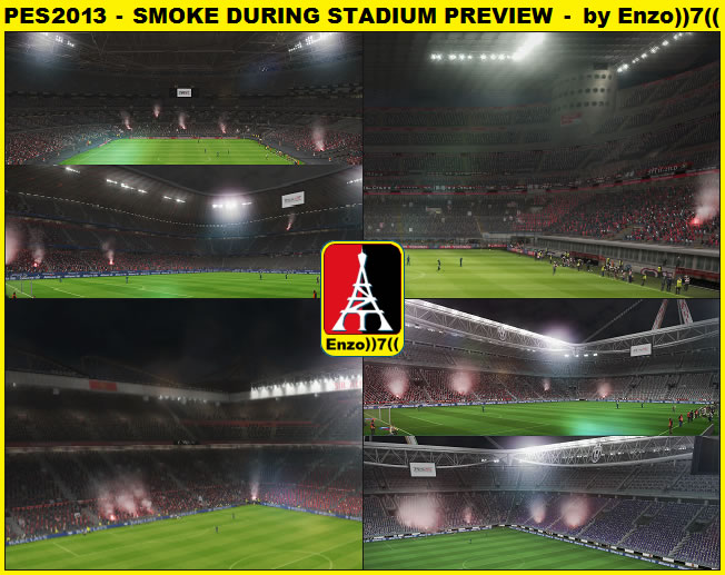 PES 2013 - Smoke during Stadium Preview