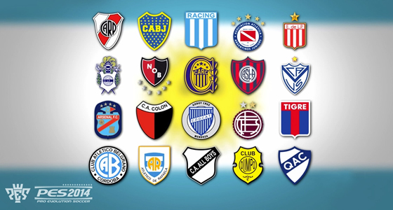В PES 2014 будет присутствовать Чемпионат Аргентины по футболу