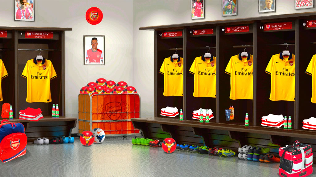 PES 2014 Arsenal Locker Room
