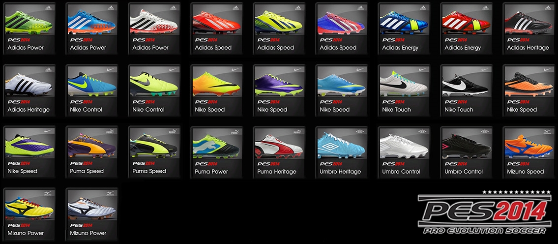 PES 2014 Actual Boots Pack x2