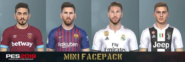 PES 2019 Mini Facepack v13.12 by Messi Pradeep